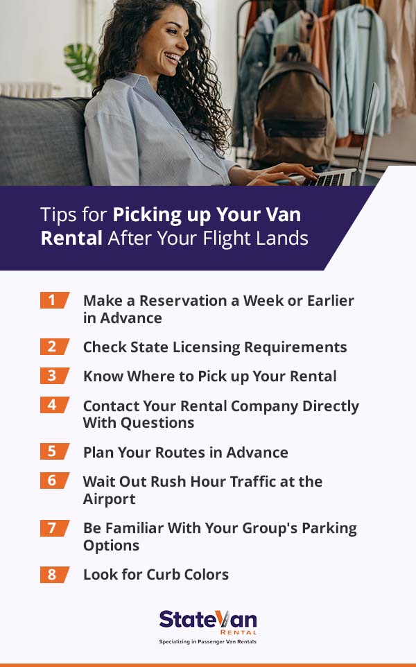 Tips for Picking up Your Van Rental After Your Flight Lands